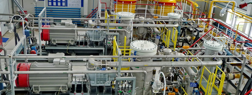 Compressor units perform treatment and feeding of associated gas to the GTPP’s turbines